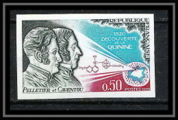 France N°1633 La Quinine Pelletier Caventou Pharmacien Pharmacist Chimie Chemistry Non Dentelé ** MNH (Imperf) Discount - Chemie