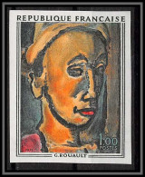 France N°1673 Tableau (Painting) Songe Creux Rouault Non Dentelé ** MNH (Imperf) Cote 100 - Autres & Non Classés