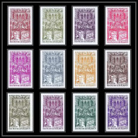 France N°1575 Bal Petits Lits Blancs Bailly Compositeur Musique Music Color Proof Non Dentelé Imperf ** MNH LOT DE 12 - 1961-1970