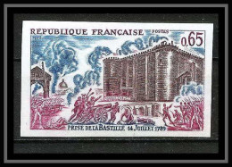 France N°1680 Prise De La Bastille Non Dentelé ** MNH (Imperf) - 1971-1980