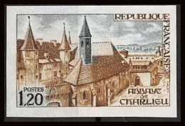 France N°1712 Abbaye De Charlieu Loire Non Dentelé ** MNH (Imperf) - 1971-1980