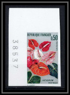 France N°1738 L'anthurium De La Martinique Fleurs Flowers Non Dentelé ** MNH (Imperf) - 1971-1980