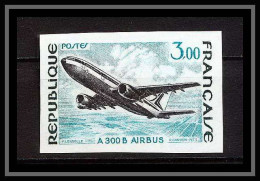 France N°1751 300 B Airbus Avion Plane Aviation Airmail Non Dentelé ** MNH (Imperf) - 1971-1980