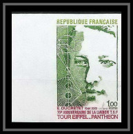 France N°1770 Ducretet Liaison TSF Tour Eiffel Panthéon Non Dentelé ** MNH (Imperf) - 1971-1980