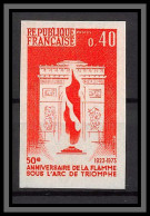 France N°1777 Flamme Sous L'Arc De Triomphe Essai Color Proof Non Dentelé Imperf ** MNH  - Color Proofs 1945-…