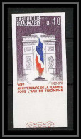 France N°1777 Flamme Sous L'Arc De Triomphe Non Dentelé ** MNH (Imperf) - 1971-1980