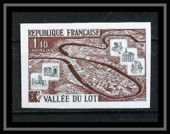 France N°1807 La Vallée Du Lot Non Dentelé ** MNH (Imperf) - 1971-1980