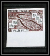 France N°1807 La Vallée Du Lot Non Dentelé ** MNH (Imperf) - 1971-1980