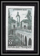 France N°1105 Le Quesnoy Remparts Lac Vauban Porte Fortifiée 1957 Essai Proof Non Dentelé Imperf Sans Gomme No Gum (*) - Farbtests 1945-…