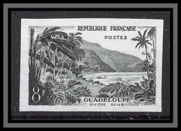 France N°1125 Rivière Sens à La Guadeloupe Essai Proof Non Dentelé Imperf Sans Gomme No Gum (*) 1957 - Color Proofs 1945-…