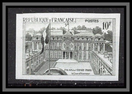 France N°1126 Palais De L'Elysée Paris Essai Proof Non Dentelé Imperf Sans Gomme No Gum (*) - Farbtests 1945-…