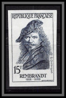 France N°1135 Rembrandt Tableau (Painting) NEDERLAND Essai Proof Non Dentelé Imperf Sans Gomme No Gum (*) 1957 - Farbtests 1945-…