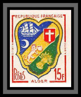 France N°1195 Blason D'Alger Algérie Armoiries Non Dentelé ** MNH (Imperf) Cote Maury 20 Euros - 1951-1960