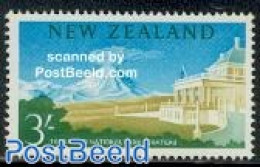 New Zealand 1964 Definitive 1v, Mint NH, History - Nature - Various - Geology - Hotels - Nuevos