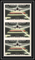 France N°1196 Journée Du Timbre Service 1959 Poste Aerienne Airmail Avion Douglas Dc3 Non Dentelé ** MNH Imperf Bande 3  - 1951-1960