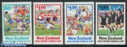 New Zealand 1991 Rugby 4v, Mint NH, Sport - Rugby - Sport (other And Mixed) - Ungebraucht