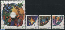 New Zealand 1991 Christmas 7v (3v+[+]), Mint NH, Religion - Christmas - Unused Stamps