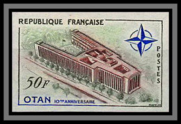 France N°1228 OTAN Grand Palais Port Dauphine Paris Non Dentelé ** MNH (Imperf) Cote Maury 110 Euros DISCOUNT - 1951-1960