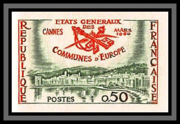 France N°1244 Etats Généraux Des Communes D'Europe Europa Non Dentelé ** MNH (Imperf) Cote Maury 80 Euros - 1961-1970
