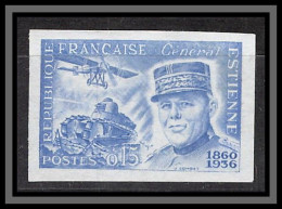 France N°1270 Général Estienne Aviation Militaire Essai Proof Non Dentelé Imperf Sans Gomme No Gum (*) 1960 - Pruebas De Colores 1945-…