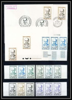 France N°1290 Héros De La Résistance Paul Gateaud Lot De 16 Essai Proof Non Dentelé Imperf ** MNH Epreuve - 1961-1970