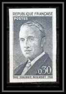 France N°1329 Maurice Bourdet Résistance Guerre 1939/45 Non Dentelé ** MNH (Imperf) - 1961-1970