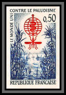 France N°1338 Eradication Du Paludisme Malaria Moustique Mosquito Non Dentelé ** MNH (Imperf) Cote Maury 70 Euros - Autres & Non Classés