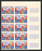 France N°1369 Floralies Nantaises Fleurs Flowers Roses Non Dentelé ** MNH (Imperf) Cote Maury 200 Euros Bloc 10 Cote 460 - Sonstige & Ohne Zuordnung