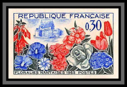 France N°1369 Floralies Nantaises Fleurs Flowers Roses Non Dentelé ** MNH (Imperf) Cote Maury 50 Euros Discount - Rozen