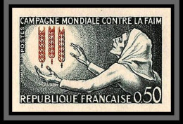 France N°1379 Campagne Mondiale Contre La Faim Blé Corn Against Hunger Non Dentelé ** MNH (Imperf) Cote Maury 50 Euros - Ernährung