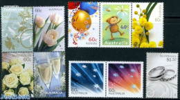 Australia 2010 Greetings 10v 1v+[+]+[::]+[:], Mint NH, Nature - Various - Flowers & Plants - Roses - Wine & Winery - G.. - Unused Stamps