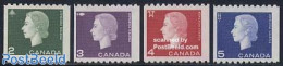 Canada 1962 Definitives 4v Coil (perf. 9.5), Mint NH - Unused Stamps