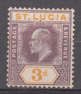 ST SANTA LUCIA 1912 - REY GEORGE V - YVERT 44* - St.Lucia (...-1978)