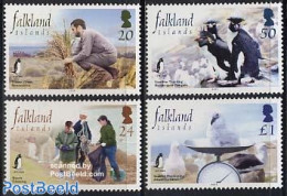 Falkland Islands 2004 Nature Conservation 4v, Mint NH, Nature - Science - Birds - Penguins - Weights & Measures - Sonstige & Ohne Zuordnung