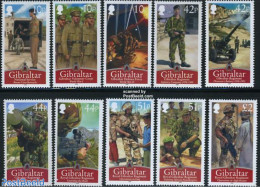 Gibraltar 2008 Royal Gibraltar Regiment 10v, Mint NH, History - Coat Of Arms - Militarism - Militaria