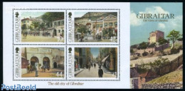 Gibraltar 2009 Old Views S/s, Mint NH, Transport - Various - Coaches - Street Life - Postkoetsen