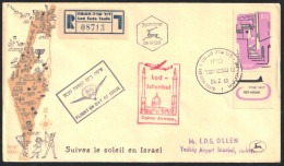 1960 Israel Lod - Istanbul First Flight By Cyprus Airways Cover - Flugzeuge