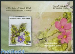 Yemen, Republic 2000 Flora S/s, Mint NH, Nature - Trees & Forests - Rotary, Lions Club