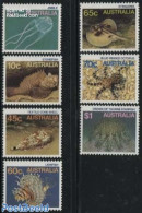 Australia 1986 Marine Life 7v, Mint NH, Nature - Fish - Shells & Crustaceans - Crabs And Lobsters - Neufs