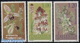 Liechtenstein 2004 Orchids 3v, Mint NH, Nature - Flowers & Plants - Orchids - Neufs