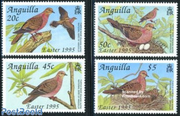 Anguilla 1995 Birds 4v, Mint NH, Nature - Birds - Pigeons - Anguilla (1968-...)