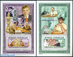 Central Africa 2007 Chess 2 S/s, Mint NH, Sport - Chess - Schach