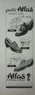 PUBLICITE Papier - PUB - Chaussures Atlas (4 Pub) - Advertising