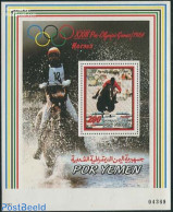 Yemen, South 1983 Olympic Games S/s, Mint NH, Nature - Sport - Horses - Olympic Games - Otros & Sin Clasificación