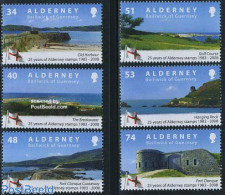 Alderney 2008 25 Years Of Alderney Stamps 6v, Mint NH, Sport - Golf - Golf