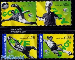 Australia 2006 World Cup Football 4v (2v+[:]), Mint NH, Sport - Football - Neufs