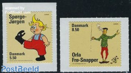 Denmark 2010 Europa, Childrens Books 2v S-a, Mint NH, History - Europa (cept) - Art - Children's Books Illustrations - Unused Stamps