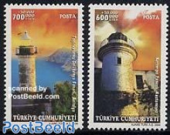 Türkiye 2004 Lighthouses 2v, Mint NH, Various - Lighthouses & Safety At Sea - Andere & Zonder Classificatie