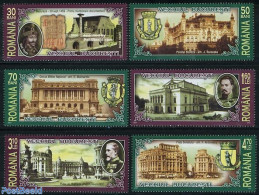 Romania 2007 Old Bucharest 6v, Mint NH, History - Nature - Performance Art - Transport - Coat Of Arms - Horses - Theat.. - Neufs