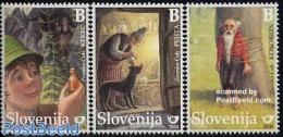 Slovenia 2004 Children Books 3v, Mint NH, Nature - Dogs - Art - Children's Books Illustrations - Slovénie